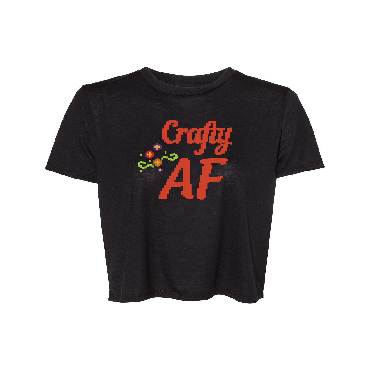 Crafty AF Crop Tee