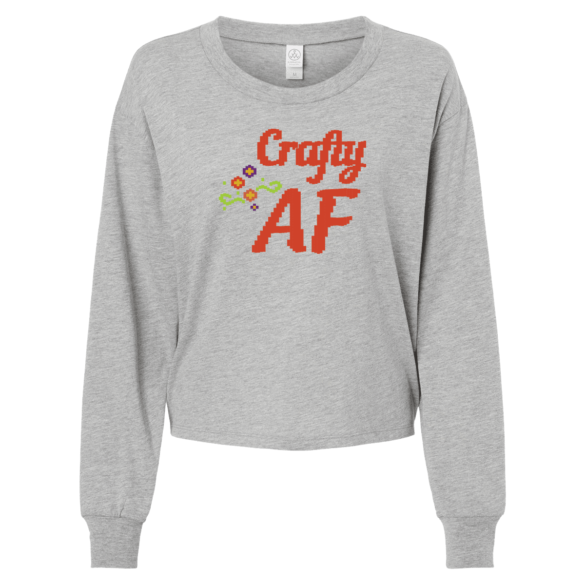 Crafty AF Long Sleeve Crop