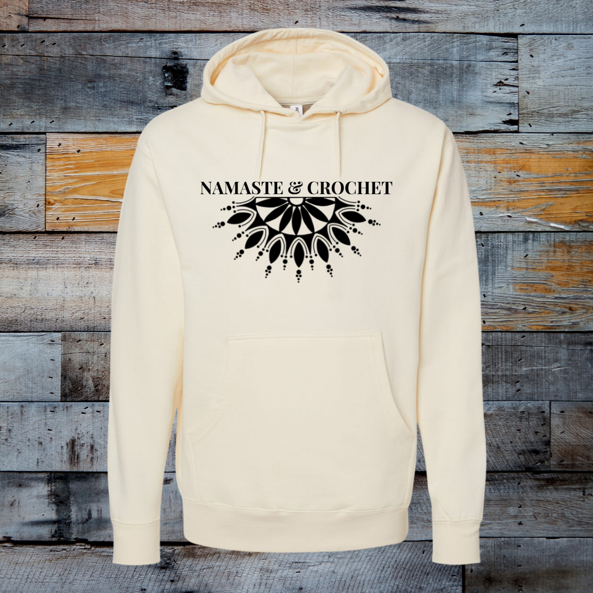 Hoodie (Black) – Namaste And Crochet