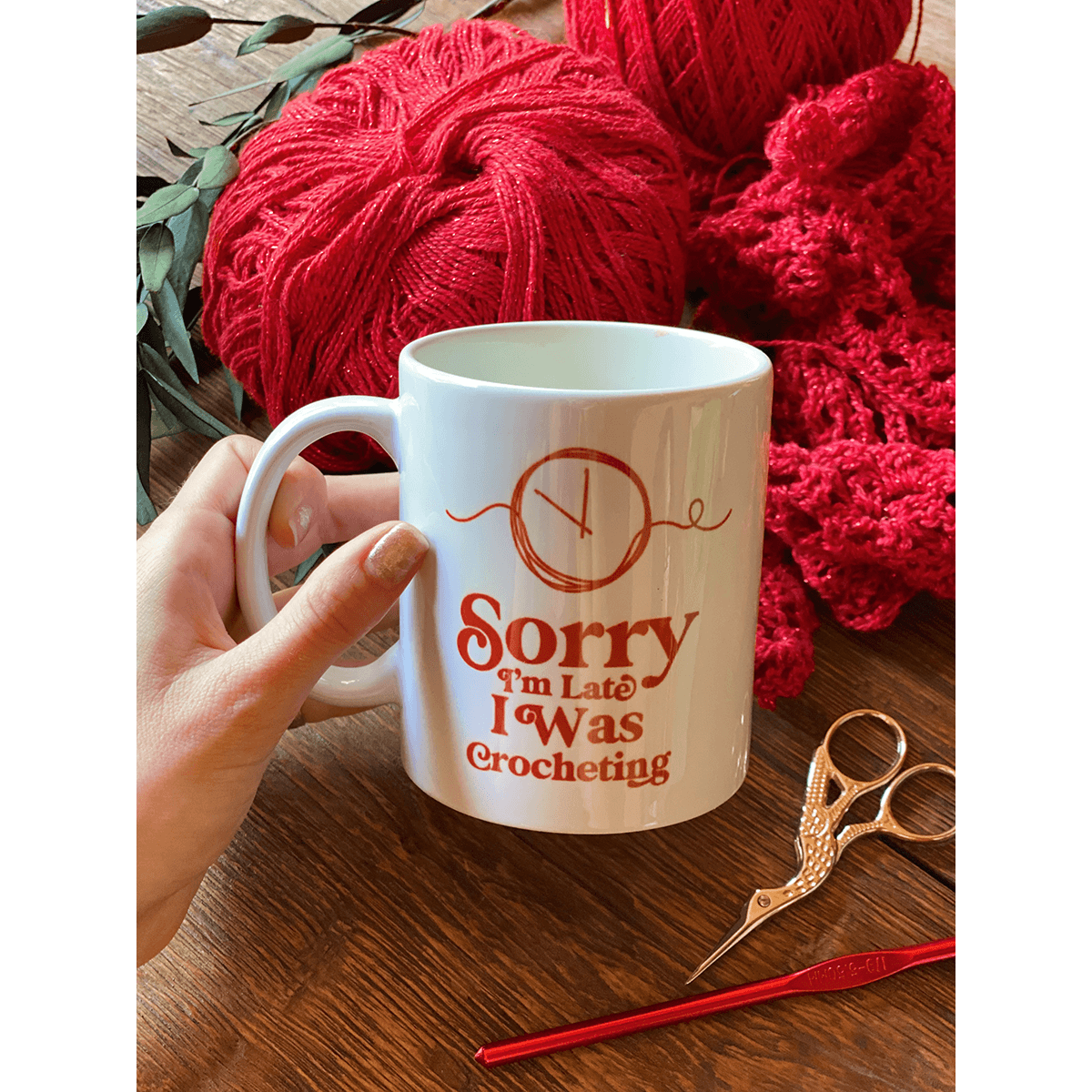 Sorry I'm Late Ceramic Mug