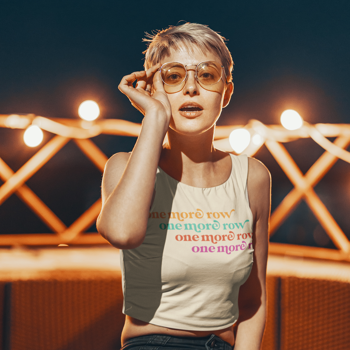 One More Row Crop Tank Top