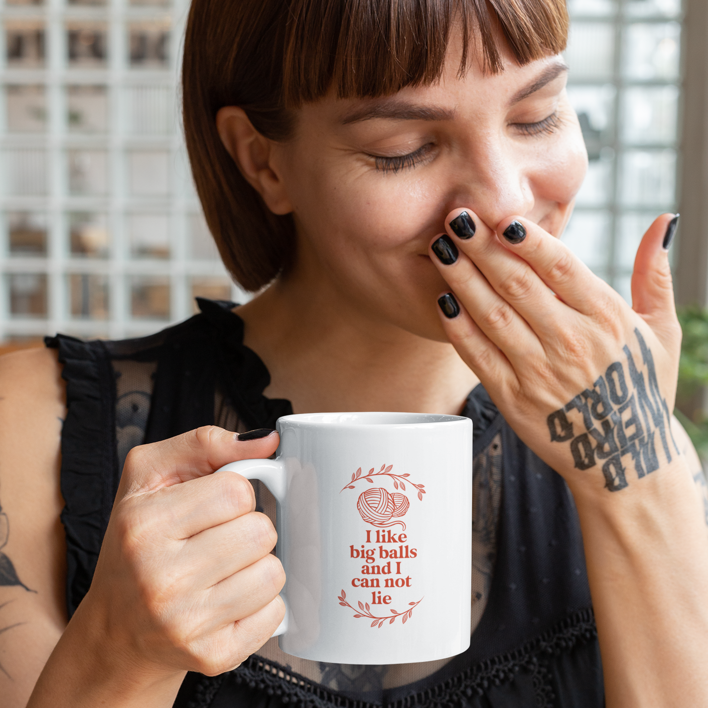 Big Balls Ceramic Mug