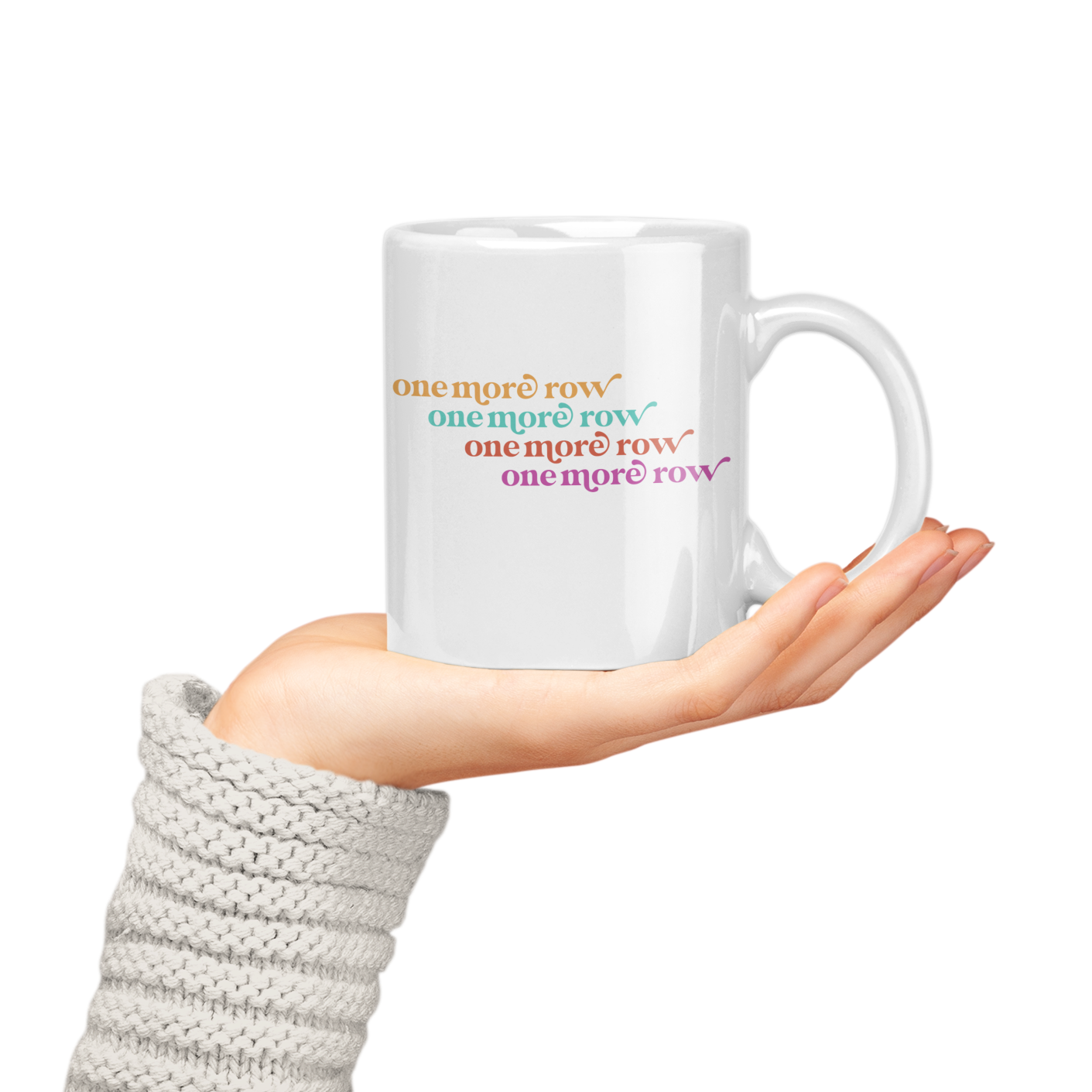 One More Row Ceramic Mug