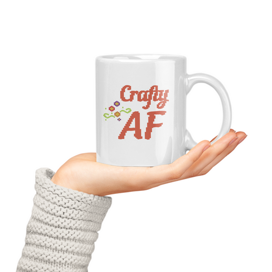 Crafty AF Ceramic Mug