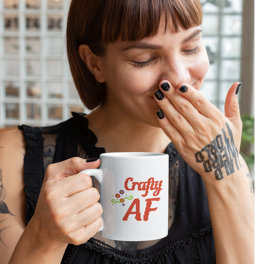 Crafty AF Ceramic Mug